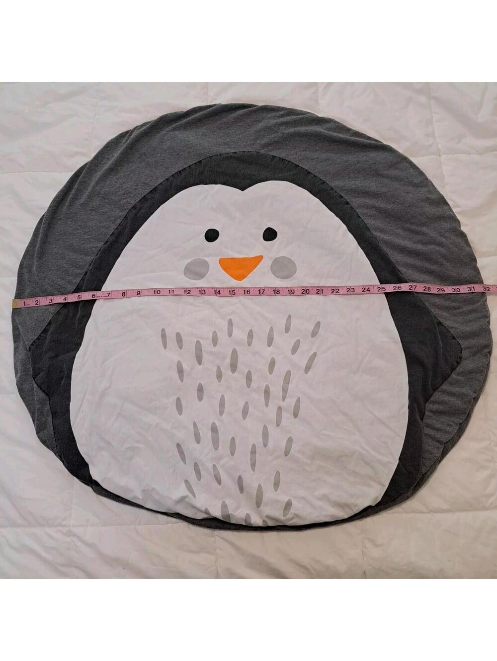 Baby Playmat Penguin Winter Soft Photography Plush Carpet Rug - Picture 2 of 4